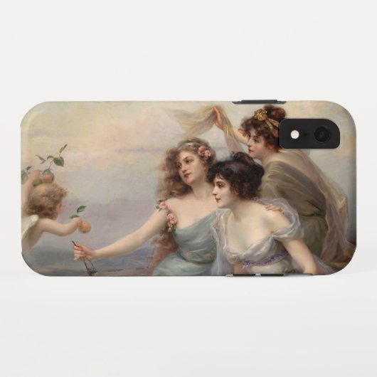 De drie races van Edouard Bisson Case-Mate iPhone Case (Achterkant (horizontaal))