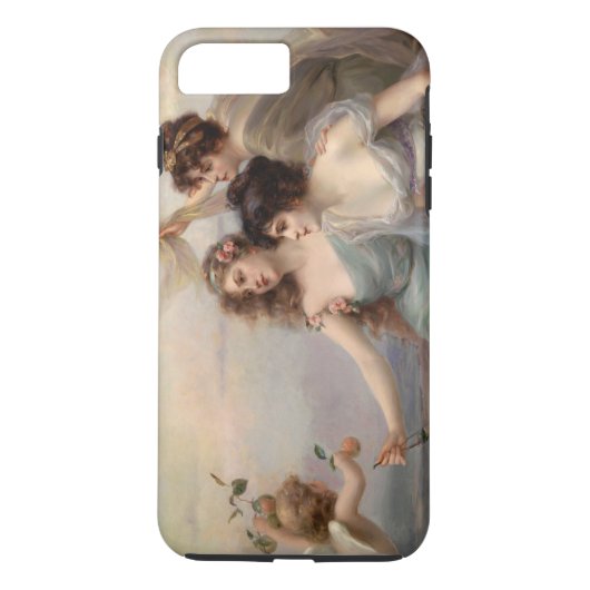 De drie races van Edouard Bisson Case-Mate iPhone Case (Achterkant)