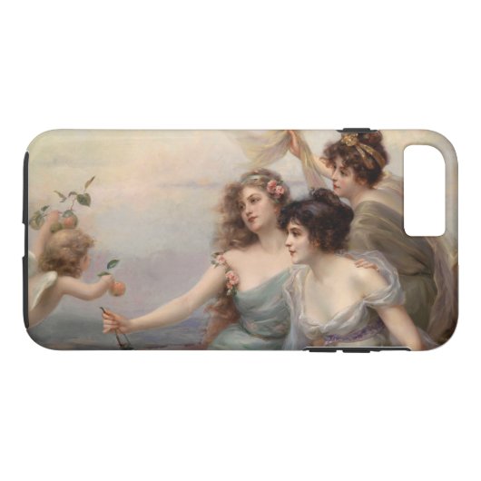 De drie races van Edouard Bisson Case-Mate iPhone Case (Achterkant (Horizontaal))