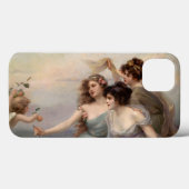 De drie races van Edouard Bisson Case-Mate iPhone Case (Achterkant (horizontaal))
