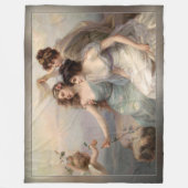 De drie races van Edouard Bisson Fleece Deken (Voorkant)