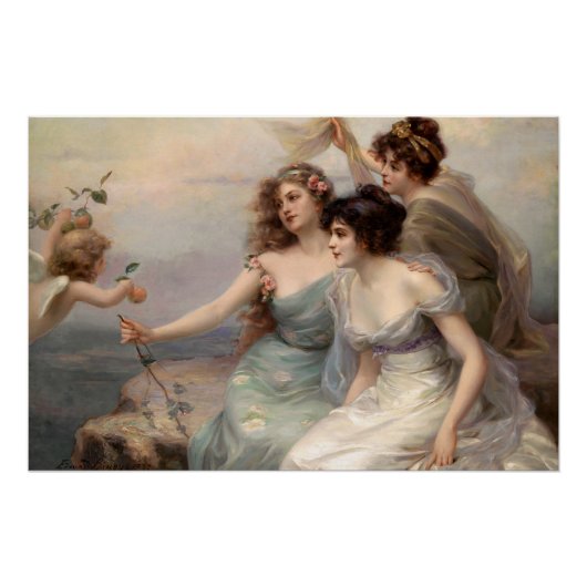 De drie races van Edouard Bisson Perfect Poster (Voorkant)