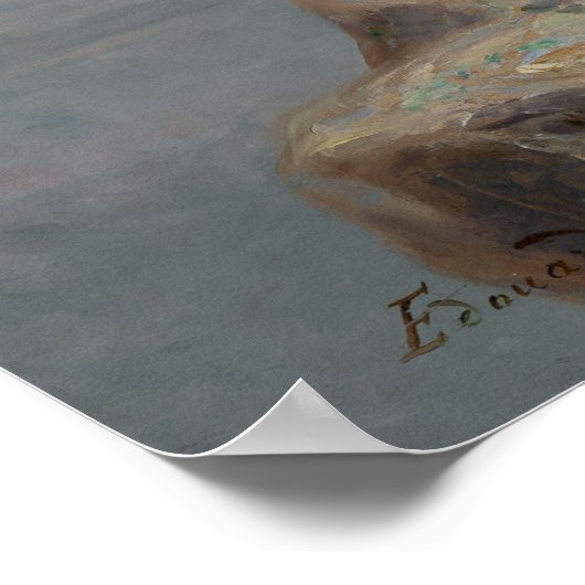 De drie races van Édouard Bisson - poster (Hoek)