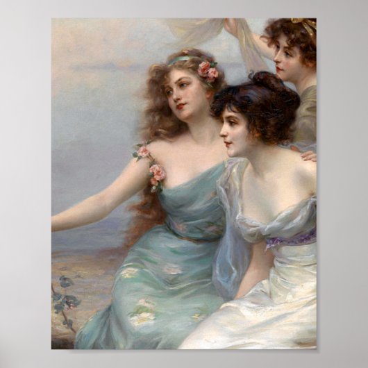 De drie races van Edouard Bisson Poster (Voorkant)