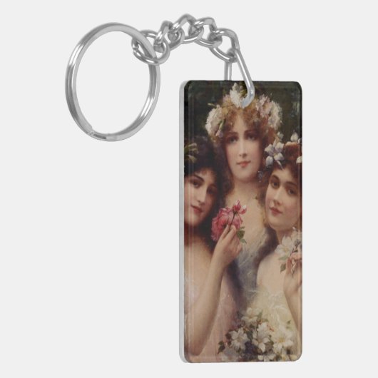 De drie races van Emile Vernon Sleutelhanger (Voorkant Links)