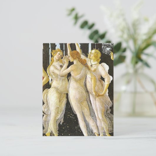 De drie races van Sandro Botticelli Briefkaart (Staand voorkant)