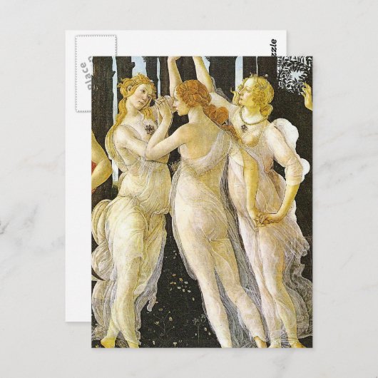De drie races van Sandro Botticelli Briefkaart (Voorkant / Achterkant)