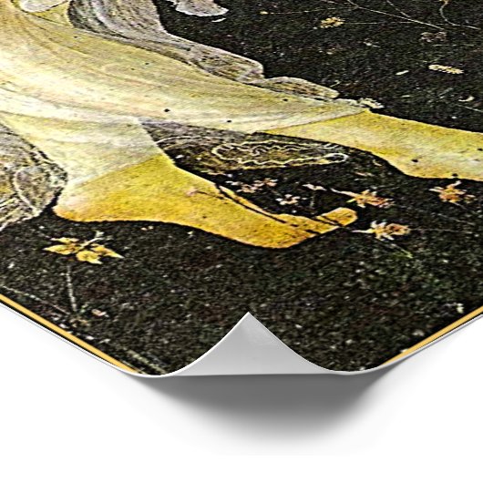 De drie races van Sandro Botticelli Poster (Hoek)