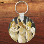 De drie races van Sandro Botticelli Sleutelhanger (Voorkant)