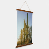 De drie Saguaros Hangend Wandkleed (Gebogen)
