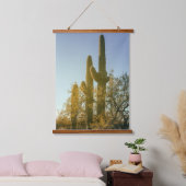 De drie Saguaros Hangend Wandkleed (Slaapkamer)