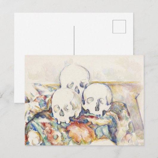 De drie schedels van Paul Cézanne Briefkaart (Voorkant / Achterkant)