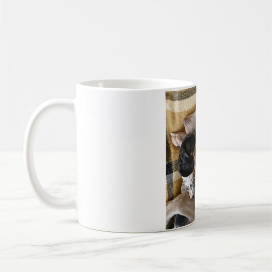 De drie snuzes koffiemok (Links)