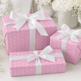 De Drie Spijkers, Roze en Witte Kruis Christelijk Cadeaupapier