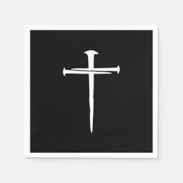 De drie spijkers wit kruis Christelijk Servet