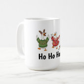 De Drie Stadia van de Kerstgans Koffiemok (Voorkant links)