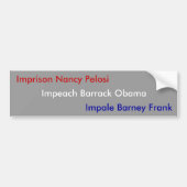 De drie tanden bumpersticker (Voorkant)