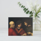 De drie tijdperken van het Man van Giorgione Briefkaart (Staand voorkant)