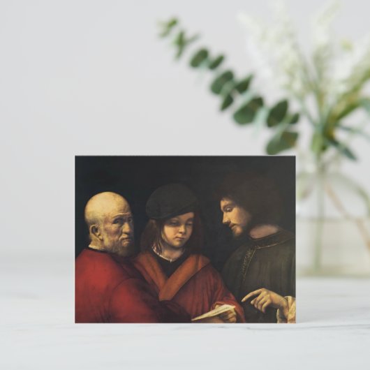 De drie tijdperken van het Man van Giorgione Briefkaart (Staand voorkant)
