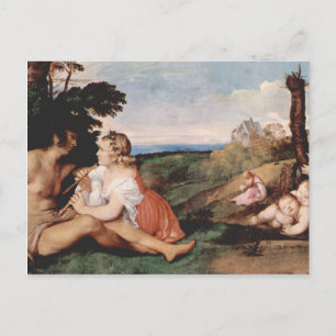 De drie tijdperken van Man Briefkaart