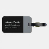 De drie torens bagagelabel (Achterkant horizontaal)