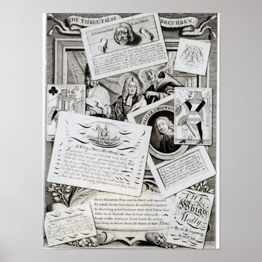 De drie valse kinderen poster (Voorkant)