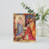 De drie verstandige mannen briefkaart (Staand voorkant)