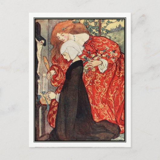 De drie vijanden van Florence Harrison Briefkaart (Voorkant)