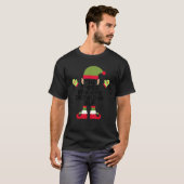 De drie vingers Drink Elf Funny Bourbon Chris T-shirt (Voorkant volledig)