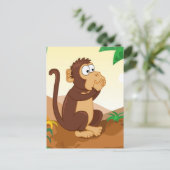 De drie wijze apen briefkaart (Staand voorkant)