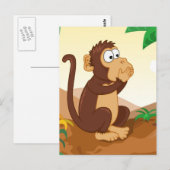 De drie wijze apen briefkaart (Voorkant / Achterkant)