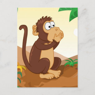 De drie wijze apen briefkaart