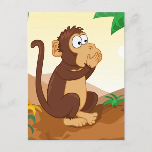 De drie wijze apen briefkaart (Voorkant)