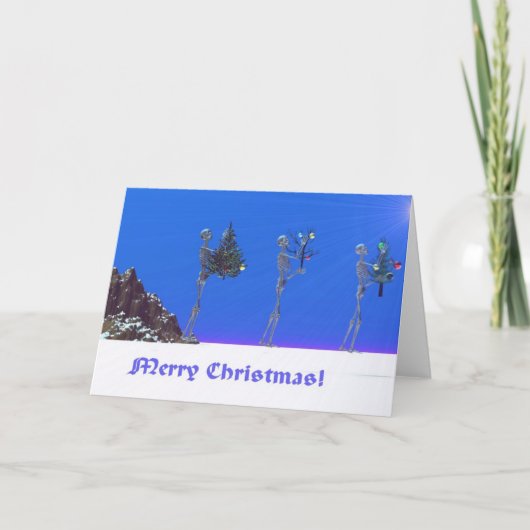 De drie wijze Mannen Feestdagen Kaart (Voorkant)