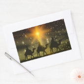 De drie wijze Mannen religieus Kerst sticker (Envelop)