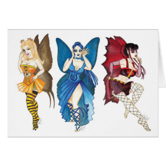 De drie Wise Fairies-kaart