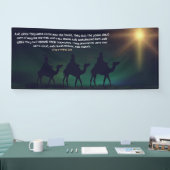 De Drie Wisemen Gold Star Kerstkerk Spandoek (Beurs)