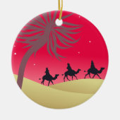 De drie Wisemen Keramisch Ornament (Voorkant)