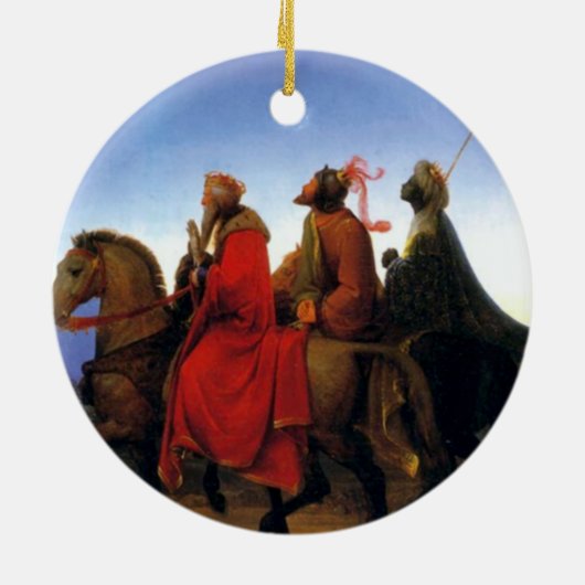 De drie Wisemen Keramisch Ornament (Achterkant)