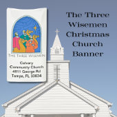 De Drie Wisemen Kerstmis Kerk Banner