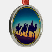 De drie Wisemen Metalen Ornament (Rechts)