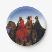 De drie Wisemen Papieren Bordje (Voorkant)