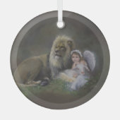 De drie zegels glas ornament (Voorkant)