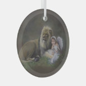 De drie zegels glas ornament (Voorkant Rechts)