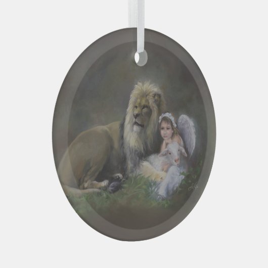 De drie zegels glas ornament (Voorkant Rechts)