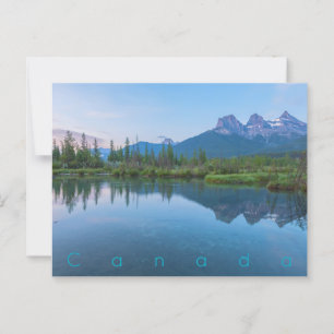 De drie zussen bij zonsopgang briefkaart