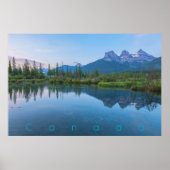 De drie zussen bij zonsopgang poster (Voorkant)