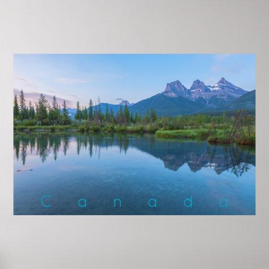 De drie zussen bij zonsopgang poster (Voorkant)