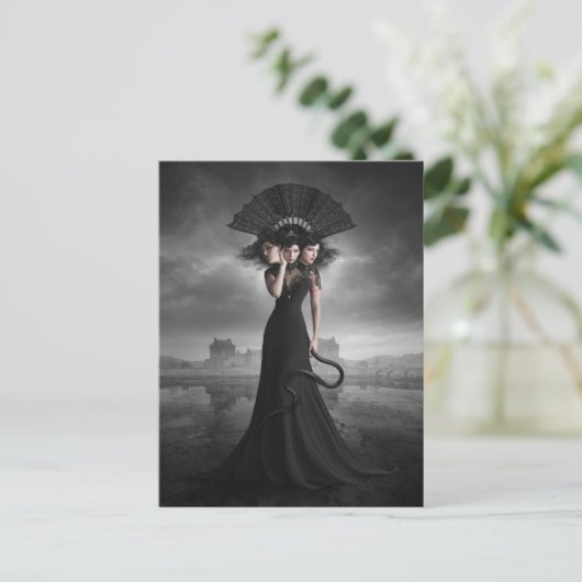 De drie zussen briefkaart (Staand voorkant)