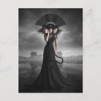 De drie zussen briefkaart